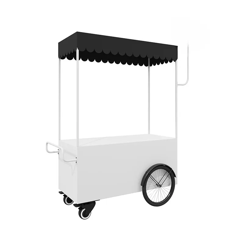 

Stall trolley, hand push promotional cart display stand