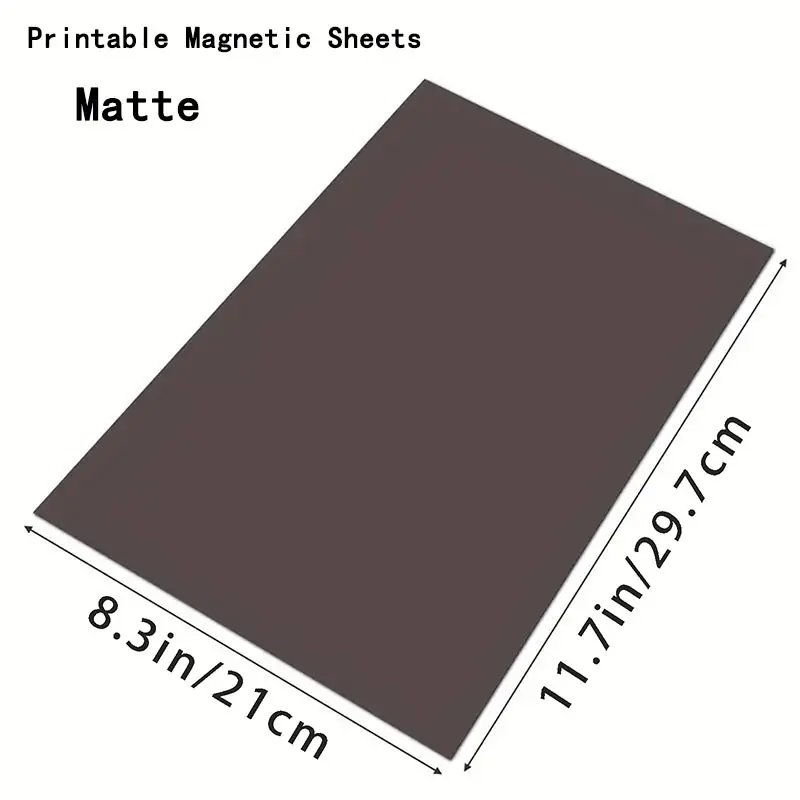 5 Pack Printable Magnetic Paper, 8.3x11.7