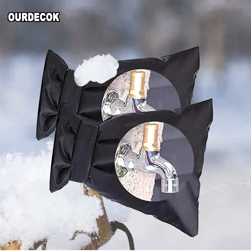 

Winter Waterproof Outdoor Faucet Cover Outside Garden Faucet Freeze Protection Sock Reusable Tap Protector