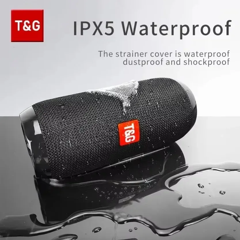 TG117 Bluetooth Loudspeaker True Wireless TWS Stereo Surround Sound Box Waterproof Support TF Card FM Radio Travel Music Player view 4
