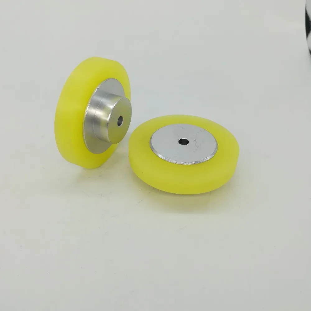 Alat Pengukur Panjang Kain Kulit CALT dengan Roda Penghitung Meter 200mm Akurasi 0.5mm Encoder Pulsa Roda GHW38