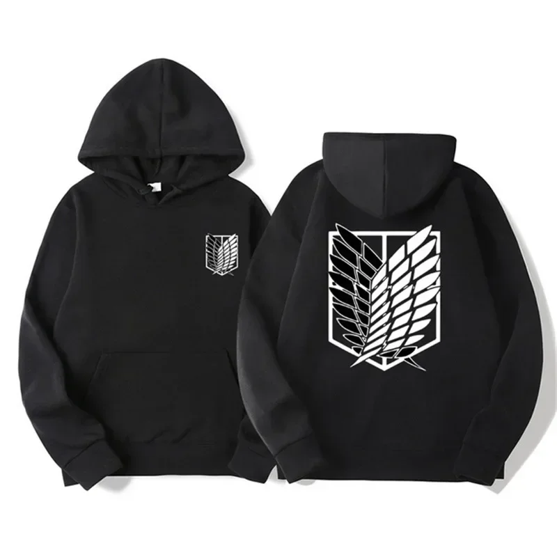 

Attack on Titan Men's Hoodie Anime Hoodies Men and Women Streetwear Pullover Harajuku Shingeki No Kyojin Hoodies Sweatshirt