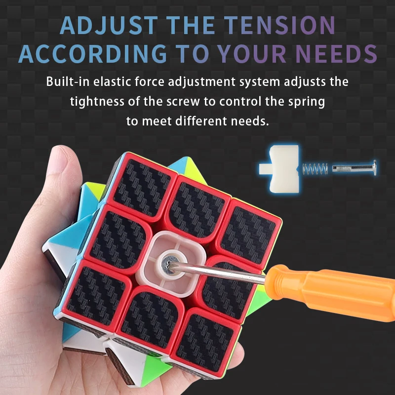 Cube étoilé en fibre de carbone pour enfants, cube magique de vitesse professionnel, jouets anti-stress, cadeaux pour enfants, 3 Bery 4tage, 5x5