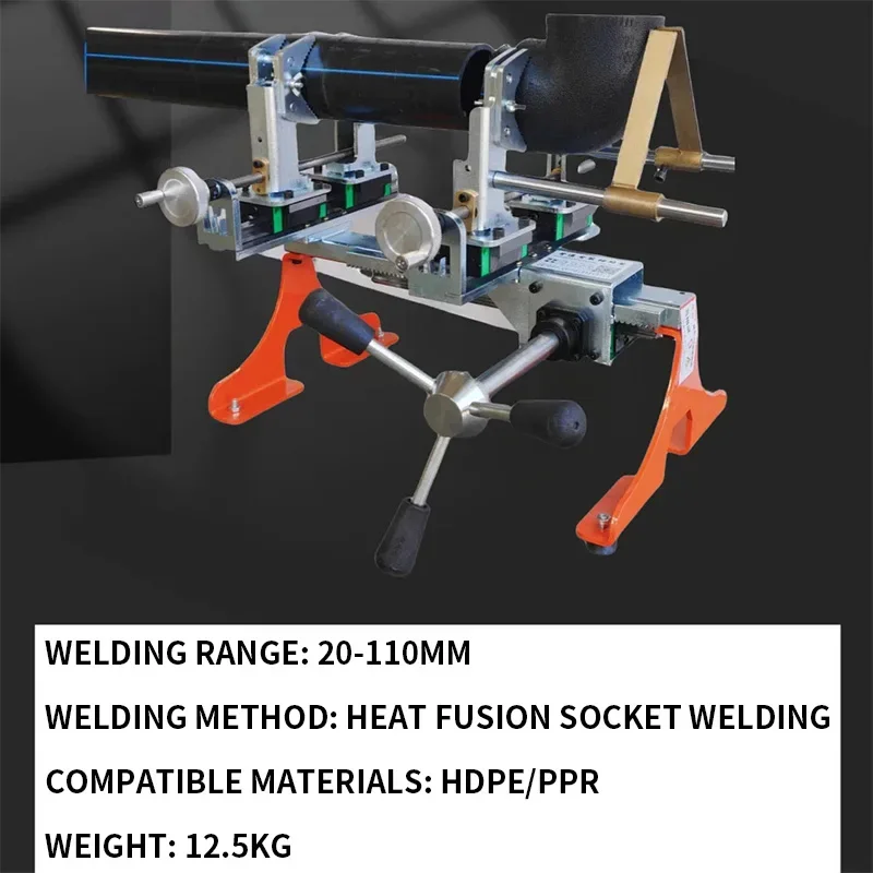 New Socket-Type Heat Fusion Machine Frame; Portable, Lightweight HDPE/PPR Sleeve Holder; 20-110 Heat Fusion Welder