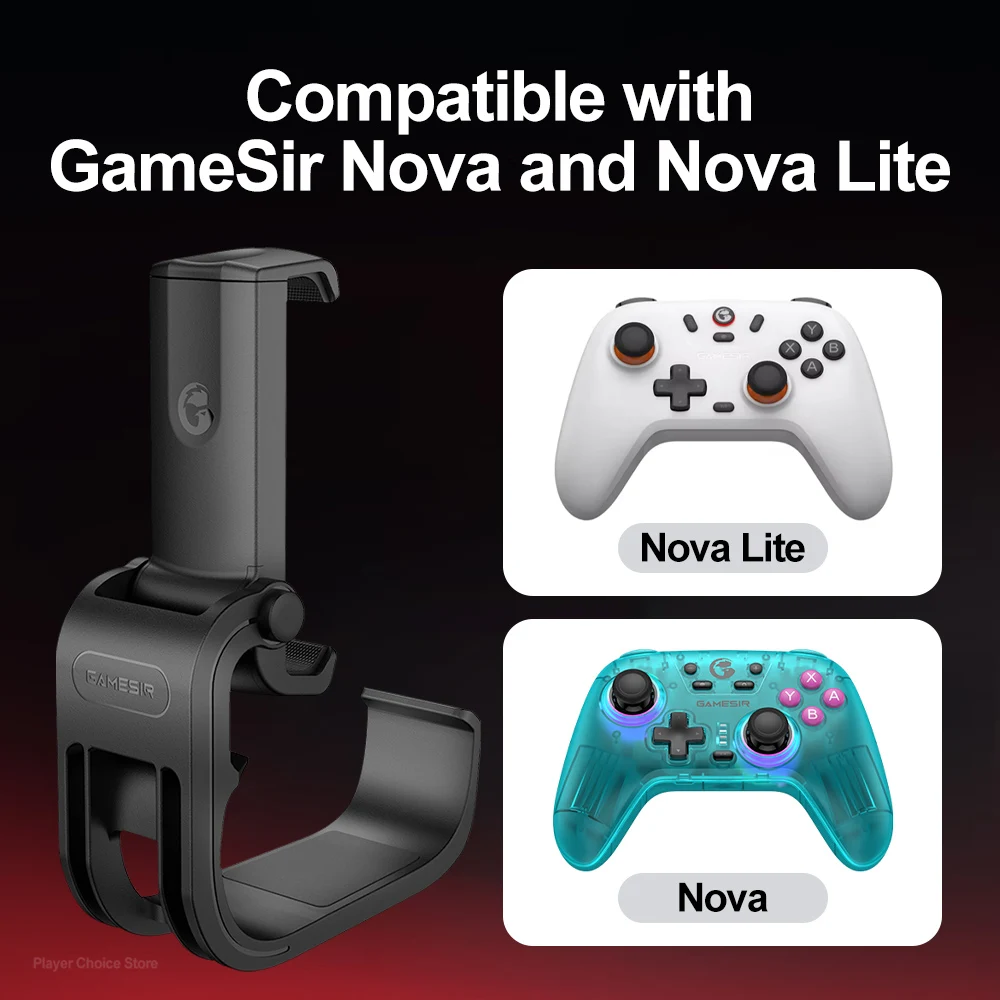 GameSir Nova Gamepads Mobile Phone Clip Stand Nova Lite Phone Holder  fit width 75-102mm Foldable Design  ﻿