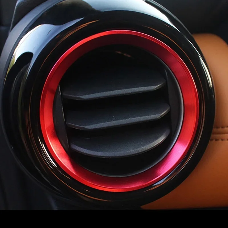 

2 шт. для NISSAN KICKS 2017-2022, декоративная рамка вентиляционного отверстия приборной панели с центральным управлением