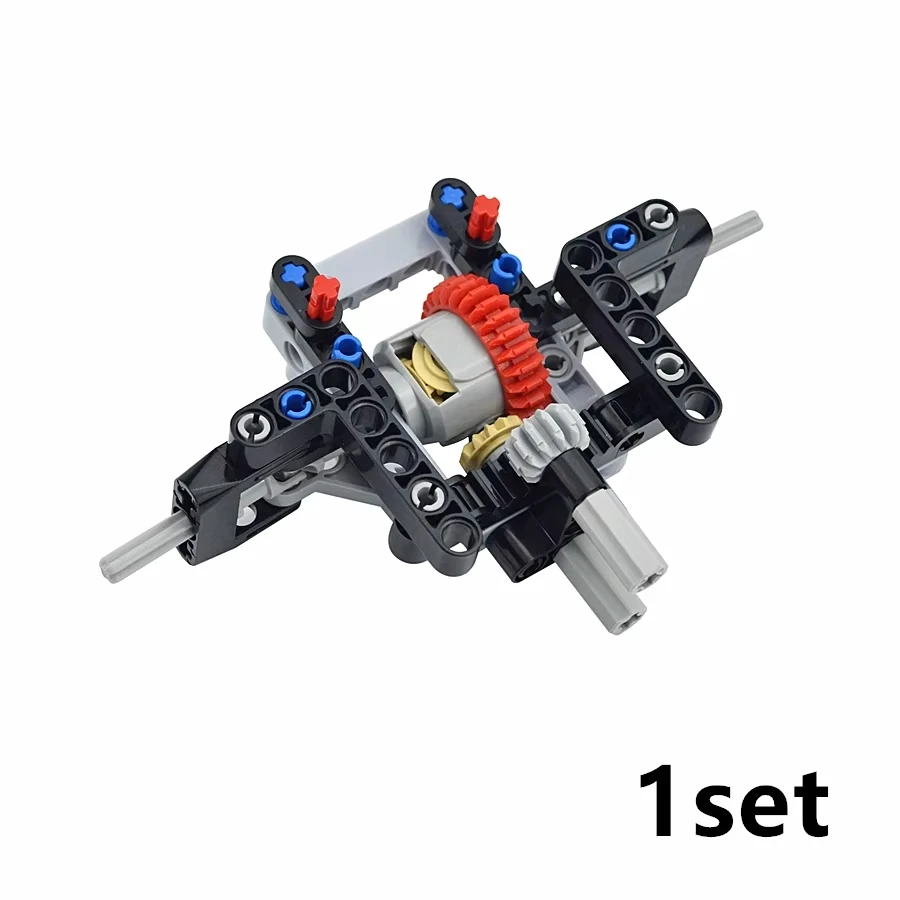 MOC 창의적인 전기차 프론트 브리지 블록 액세서리 클라이밍 카 모델 DIY 교육용 장난감 어린이 선물