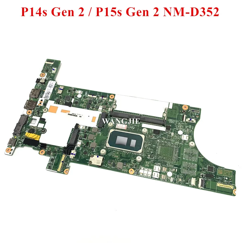 

Материнская плата для ноутбуков Lenovo ThinkPad T14 Gen 2, T15 Gen 2, NM-D352, i5 11-го поколения, 8 ГБ ОЗУ, 100% протестирована, в хорошем состоянии
