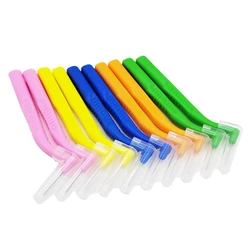 20pcs  Interdental Brush For Dental Orthodontics Clean Between Teeth Cleaning Tools Soft Mini Brush With Dust Cover