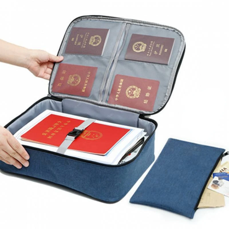 Large Capacity Waterproof Document Bags Multifunctional Home Travel Organizer Holder School Office Business File Folder Supply