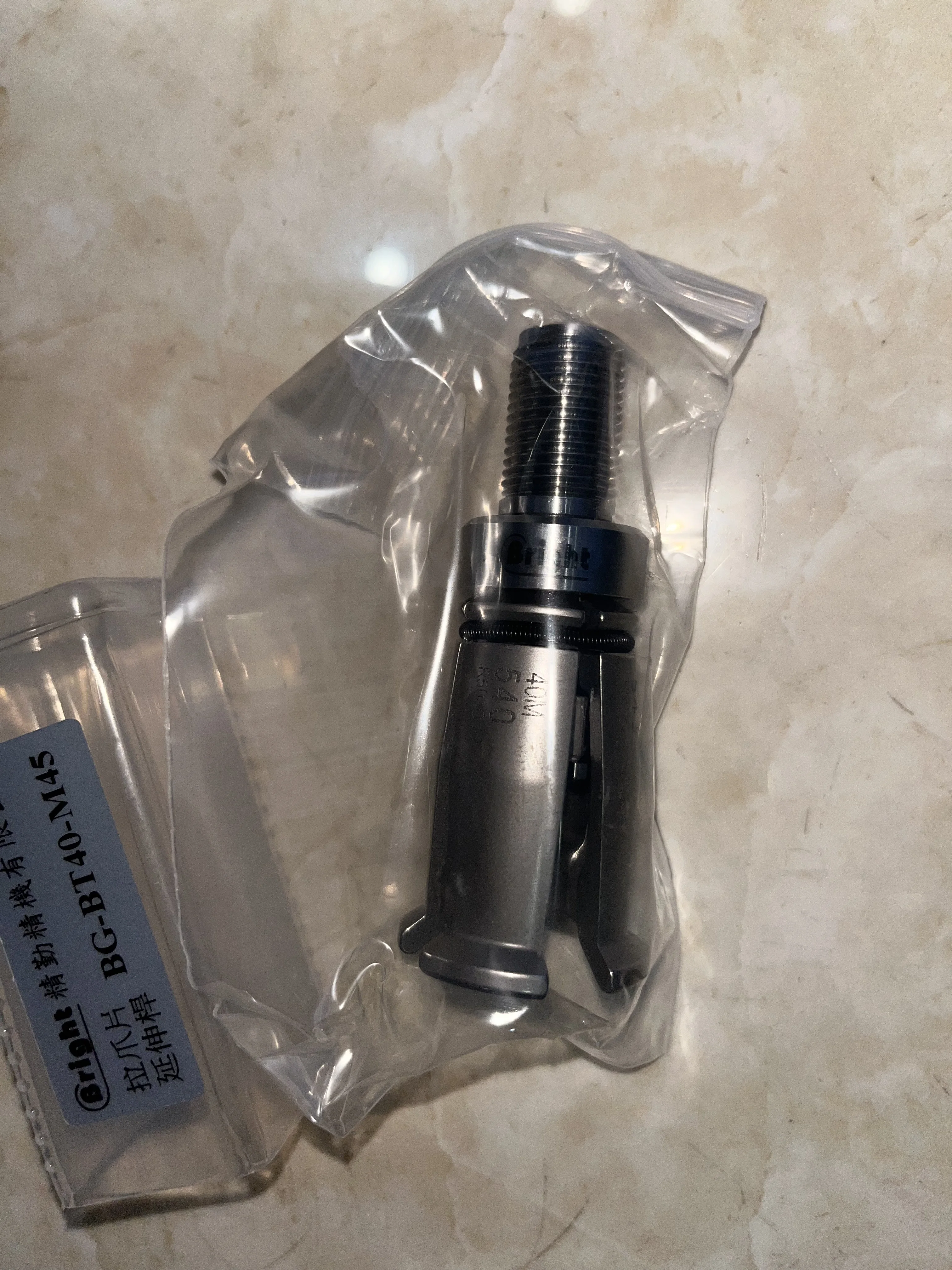 BT30-45 BT50-45 BT40-45 degree externTaiwan original Jingqin bright spindle pull claw external thread BT30 40 50