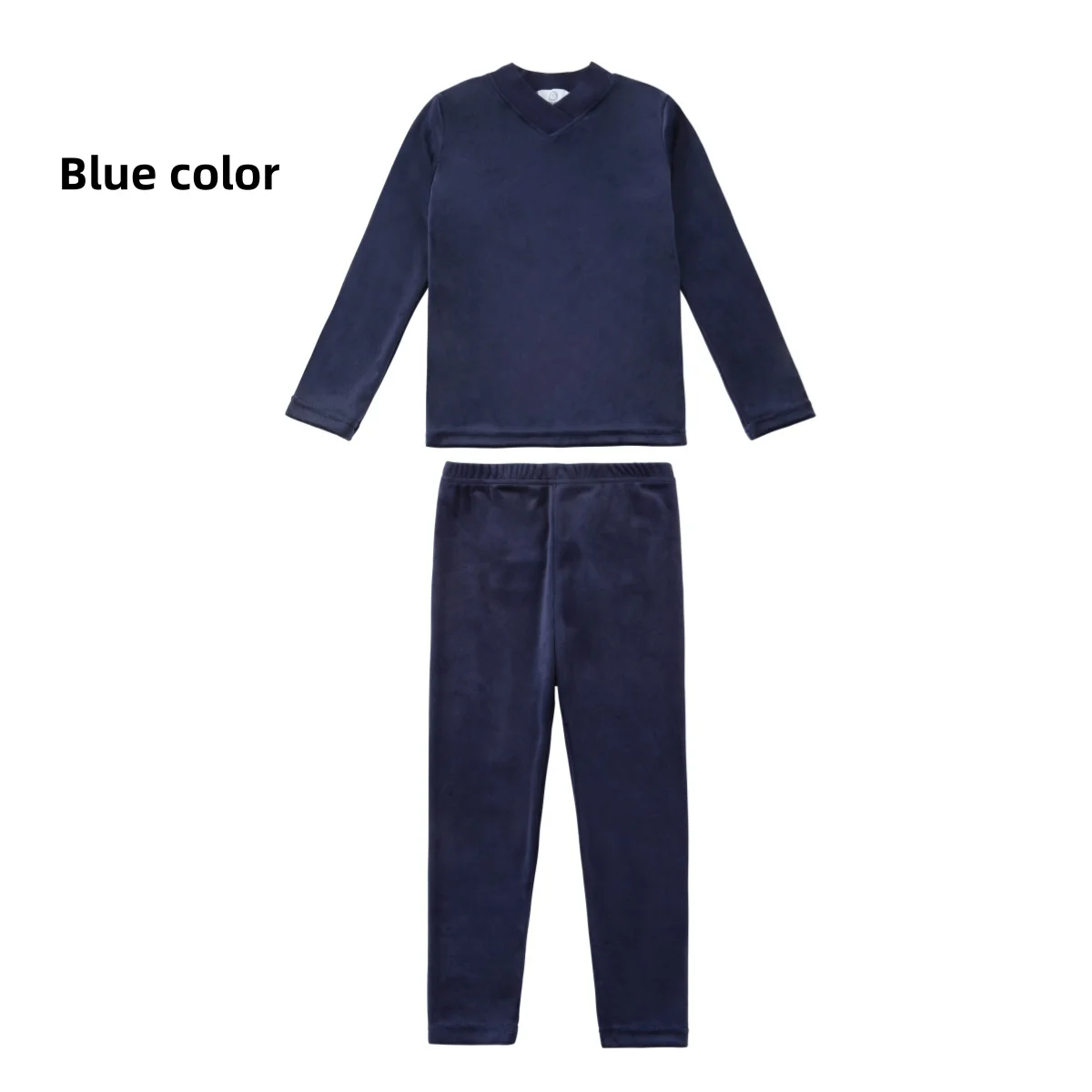 Velour Loungewear – Navy Blue Set