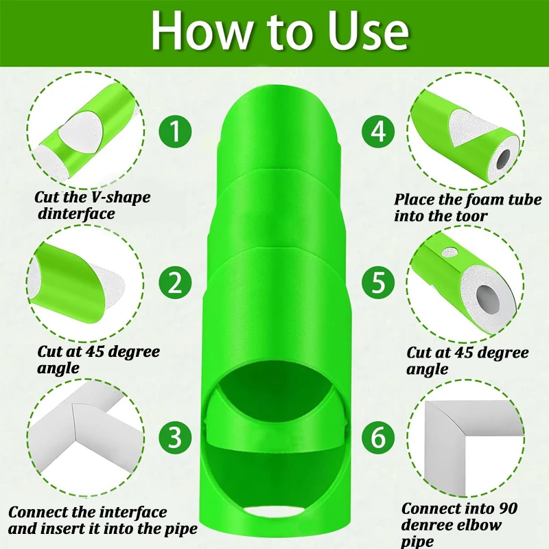 3 ชิ้นโฟมเครื่องตัดท่อเครื่องมือฉนวนกันความร้อนตัดท่องเที่ยว FIXTURE สําหรับฉนวนท่อในครัวเรือน FIXED CLAMP หลอดตัดเครื่องมือ