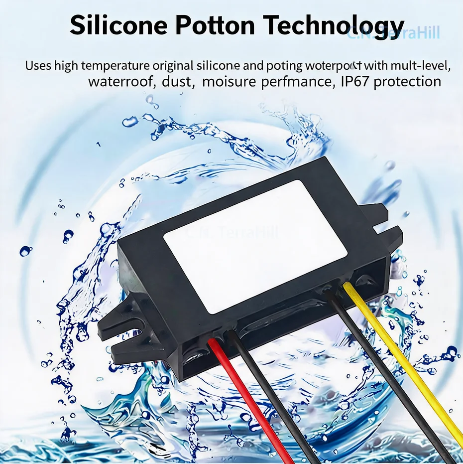DC-DC Step Up Down Voltage Regulator 9-40V to 12V 3A 36W Buck Boost Converter Power Supply Module for Car LED Display