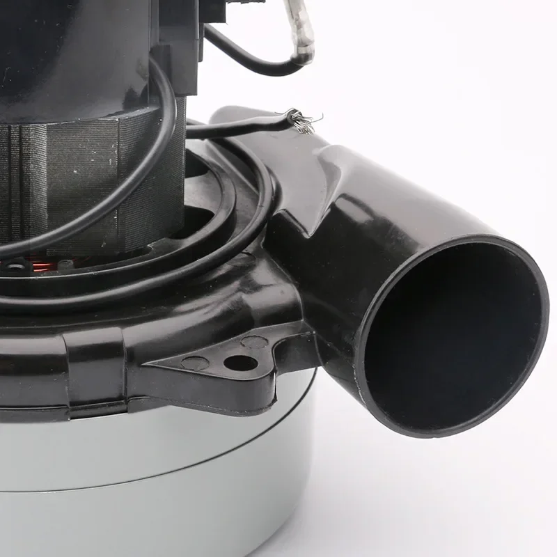 ملحقات المكنسة الكهربائية الصناعية محرك جميع الأسلاك النحاسية محرك منشار خالي من الغبار، محرك مخرج هواء جانبي 220 فولت 1200 وات 50 هرتز