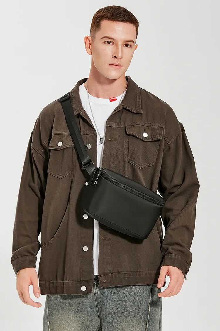 Bolso de hombro para hombre, pequeño bolso cruzado de lona para hombre, bandolera de moda de alta calidad, bolsos para teléfono, bolso deportivo para hombre