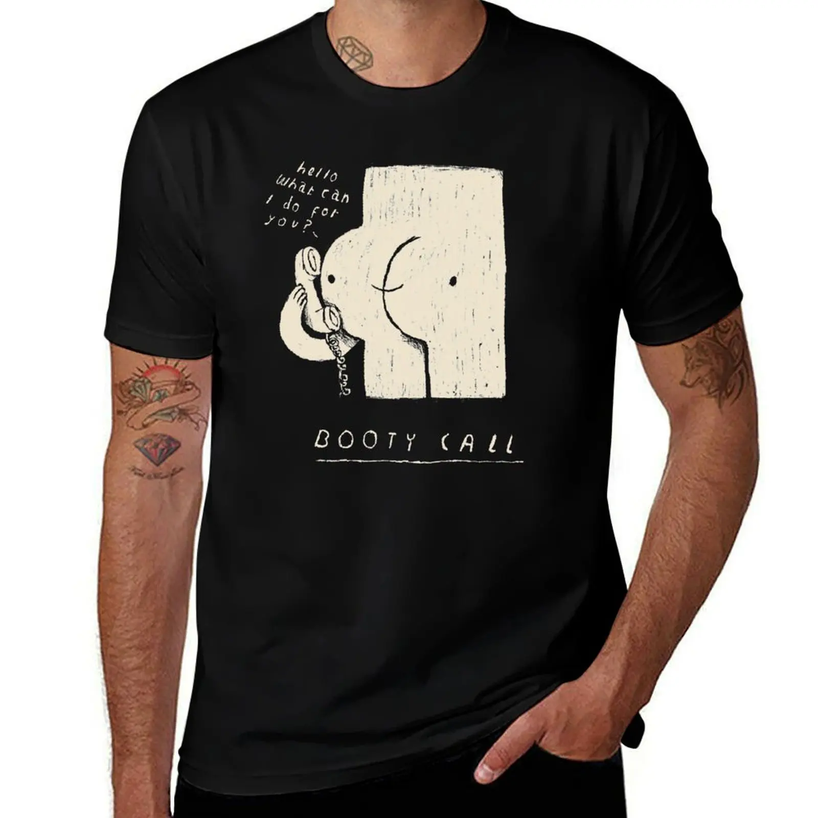 booty call T-Shirt graphic tee shirt blanks sublime sweat shirts, men