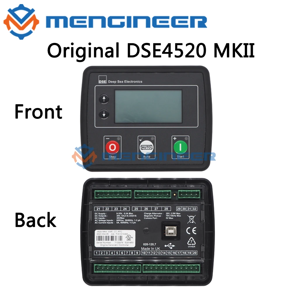DSE4520 MKII AMF Deep Sea Auto Mains (Utility) Failure Control Module Original Made in UK DSE4520
