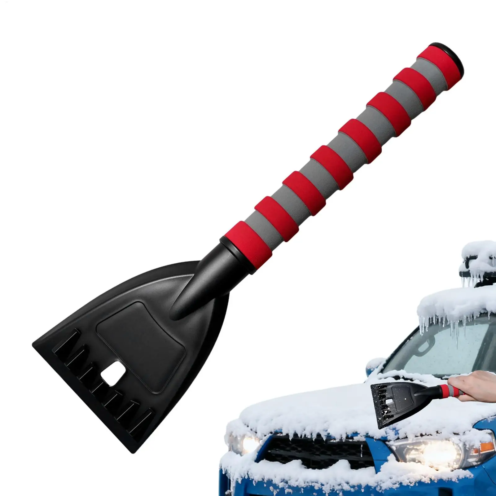 

Snow Shovel For Car Ergonomic Portable Auto Supplies With Silicone Handle Cars Snow Remover For Truck SUV Vehicle Roof Winter