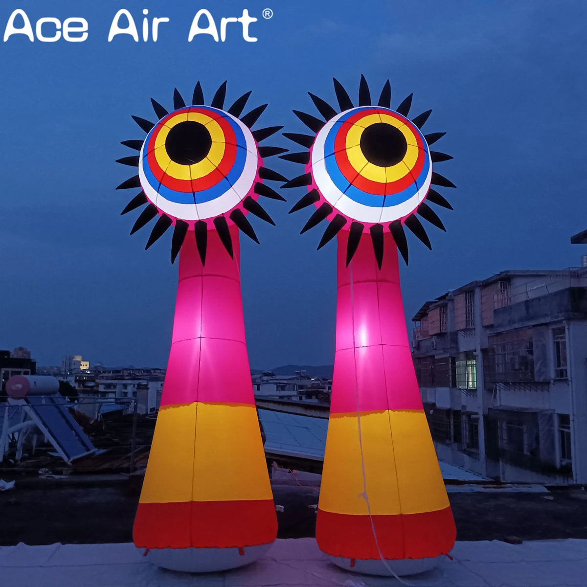 Inflatable Monster Cartoon, Fun Halloween One Eyed Monster Decoration, Kids Party Inflatable & Event Promotion Display