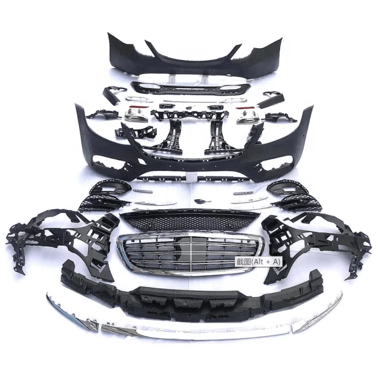 2018-UP W222 S63 AMG BODY KIT for MERCEDES S63 BUMPER W222 S550 S63 S400 S450 2014-2020