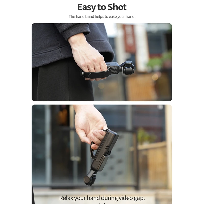 SUNNYLIFE Per Osmo Pocket 3 Maniglia portatile con espansione scarpa fredda Estensione lunetta protettiva Accessorio maniglia multifunzione