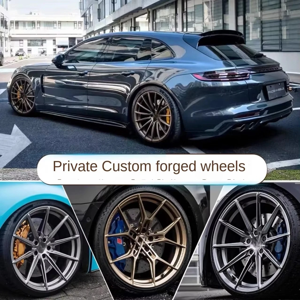 New Forged Aluminum Chrome Finish Wheels-30mm/25mm/40mm ET 5-Year Warranty for Mercedes SE-Class Evoque & More (Multi Spoke)