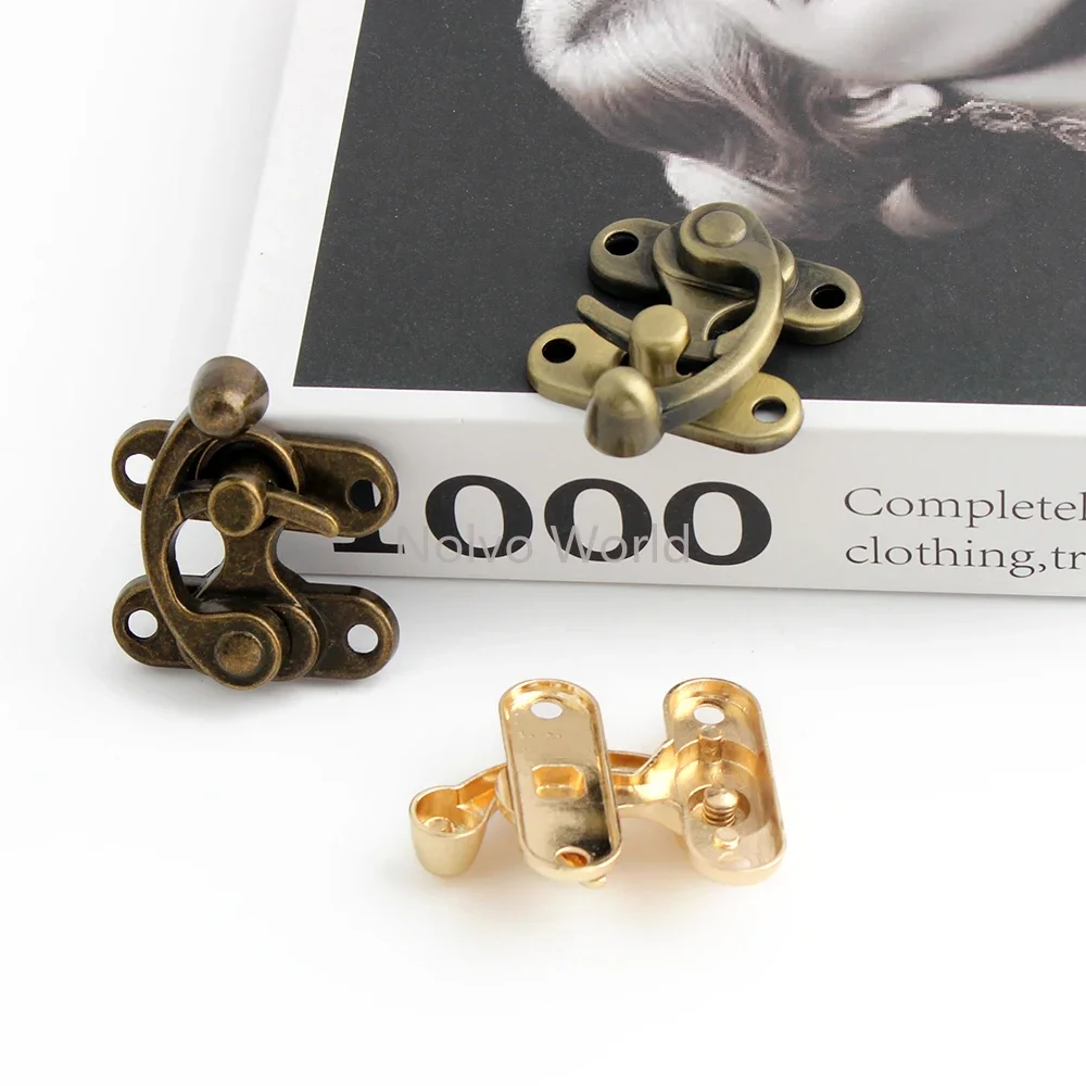 

4/10/20 шт. 44X37 мм, металлическая защелка с крючком, замок с винтом для сумок, сумок, сумок, сумок, подарок, винный деревянный ящик, аксессуары для чехлов