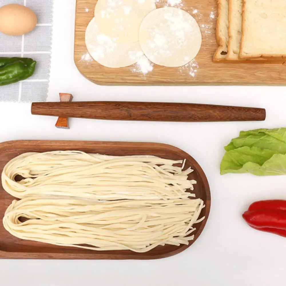 

Smooth Surface Solid Wood Rolling Pin Natural Material Non-Stick Wooden Dough Roller Unpainted Pointed End Baking Tools Noodle