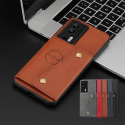 Funda de cuero para teléfono Xiaomi Poco F5 Pro 5G, ranura para tarjeta, soporte magnético, cubierta trasera para PocoF5 Poxo Poko Little F5 F 5 Pro 5G