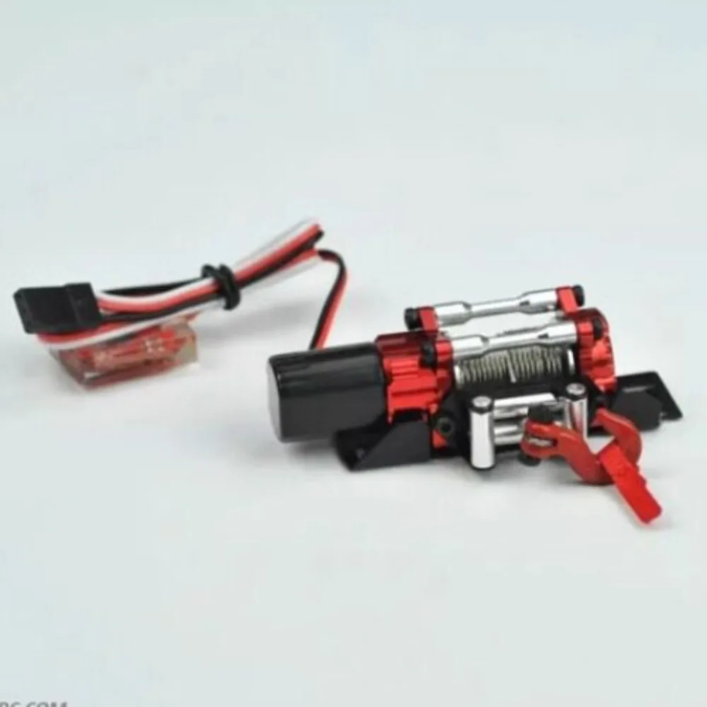 97400325 Remote Control Car Aluminum Alloy CNC Winch Boy's Toy Car Model Metal Parts Includes Waterproof Controller