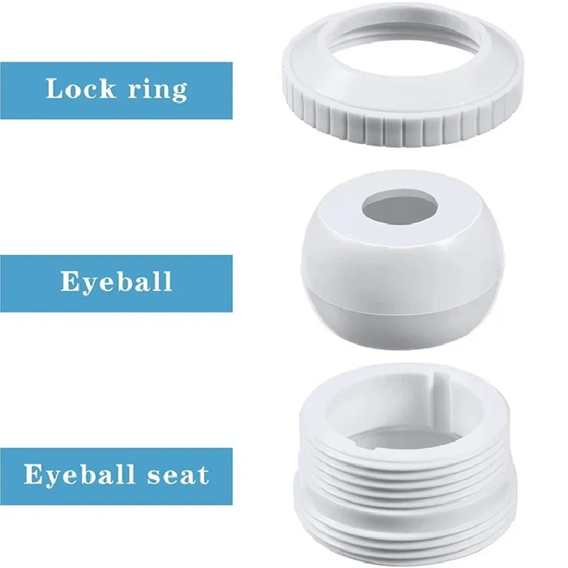 For Outdoor Swimming Pool Replace Part Pool Jet Nozzle Outlet Swimming Pool Accessories 10pcs Return Fittings Pools Jet Nozzle