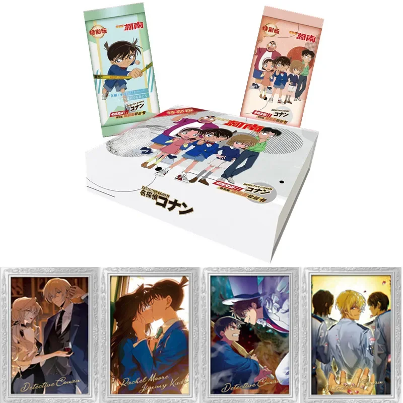 Detective Conan Anime Collection Card Kudou Shinichi Mouri Ran Rare Character Game Card Kids Toys Halloween and Christmas Gifts