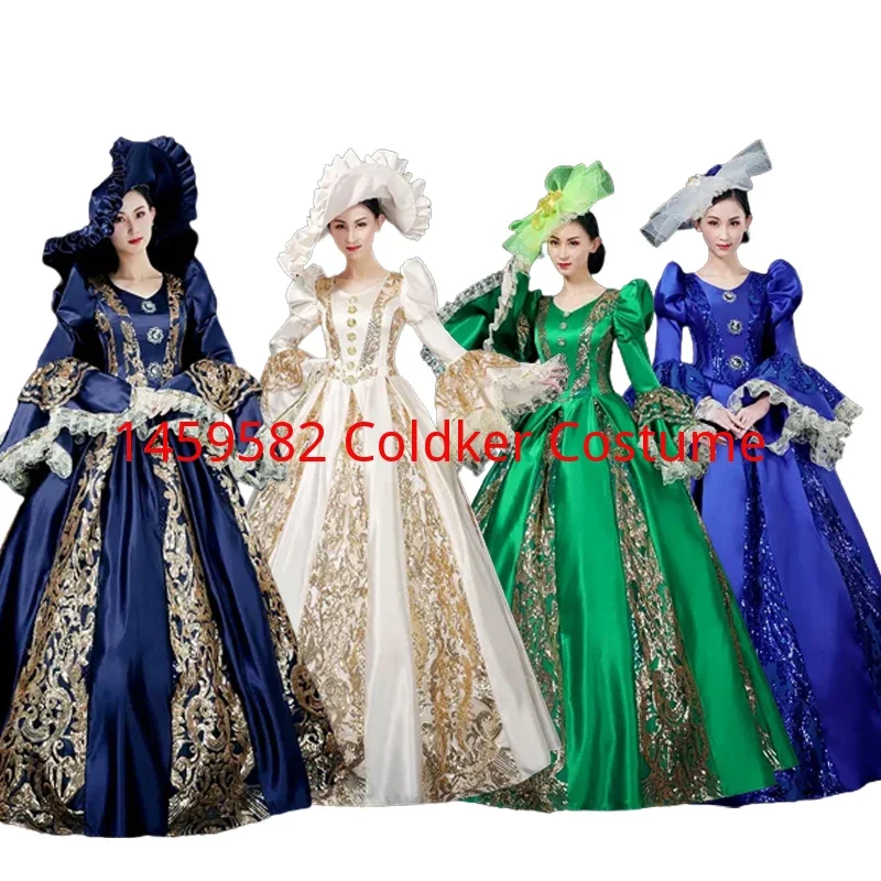 

Medieval Renaissance Historical Period Victorian Ball Gown Masquerade Party Dresses Historical Reenactment Theater Costumes