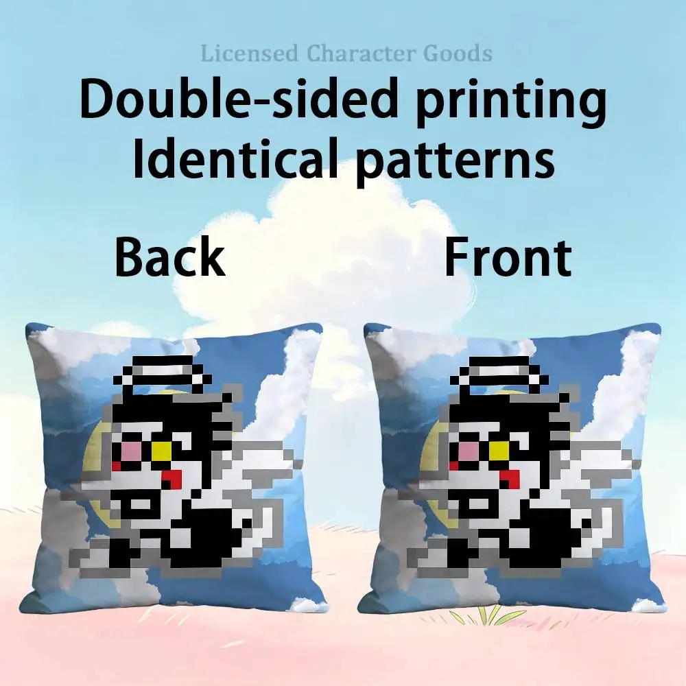 S-Spamton 30x30 60x60 40x40 45x45 50x50 cm Pillow Case Holiday Print Cushion Cover Home Textile