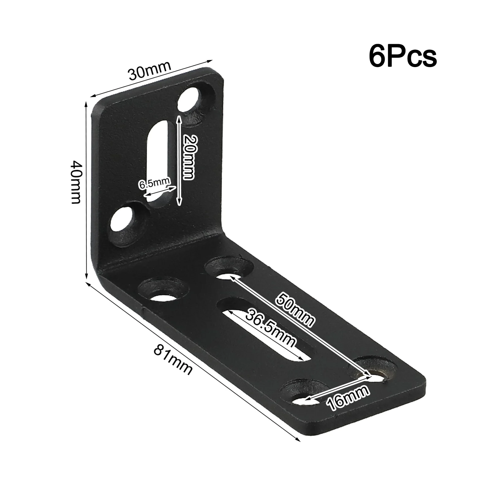 Load-bearing Bracket Right Angle Bracket Home Renovation 6 Pieces Included 6 Piece Stainless Steel Brackets Set Bracket Support