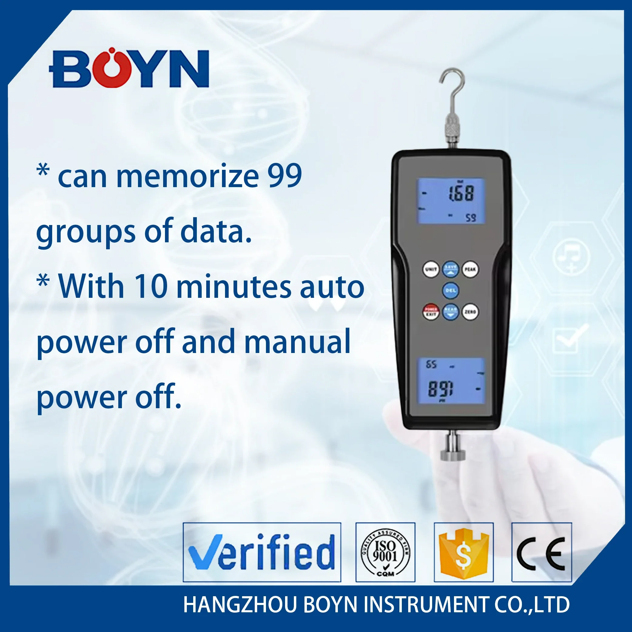 FM-207シリーズ ポータブルロードセル力測定器 張力デジタルフォースゲージ ロードセル