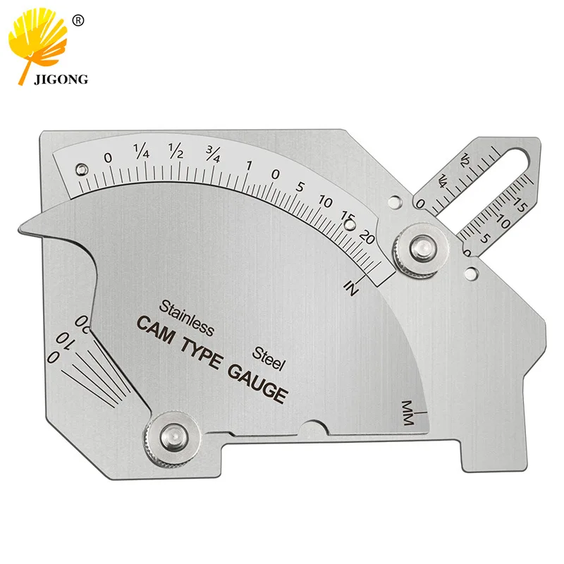 Stainless Steel Welding Inspection Ruler Cam Type Fillet Weld Gauge Welding Gauge Weld Inspection Ruler Weld Inspection Ruler Wh