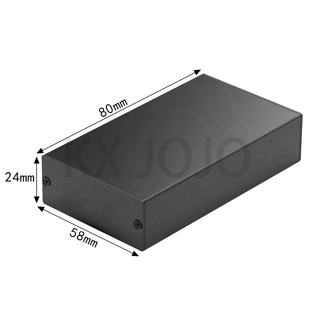 

Aluminum Enclosure 58*24*80mm Integrated Case Black Electronic Project PCB Instrument DIY Power Supply