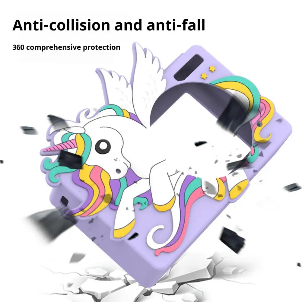 Digital Camera Silicone Case Protective Cover with Lanyard Shockproof Impact Resistant Camera Protector Cover for CAMKORY DC403