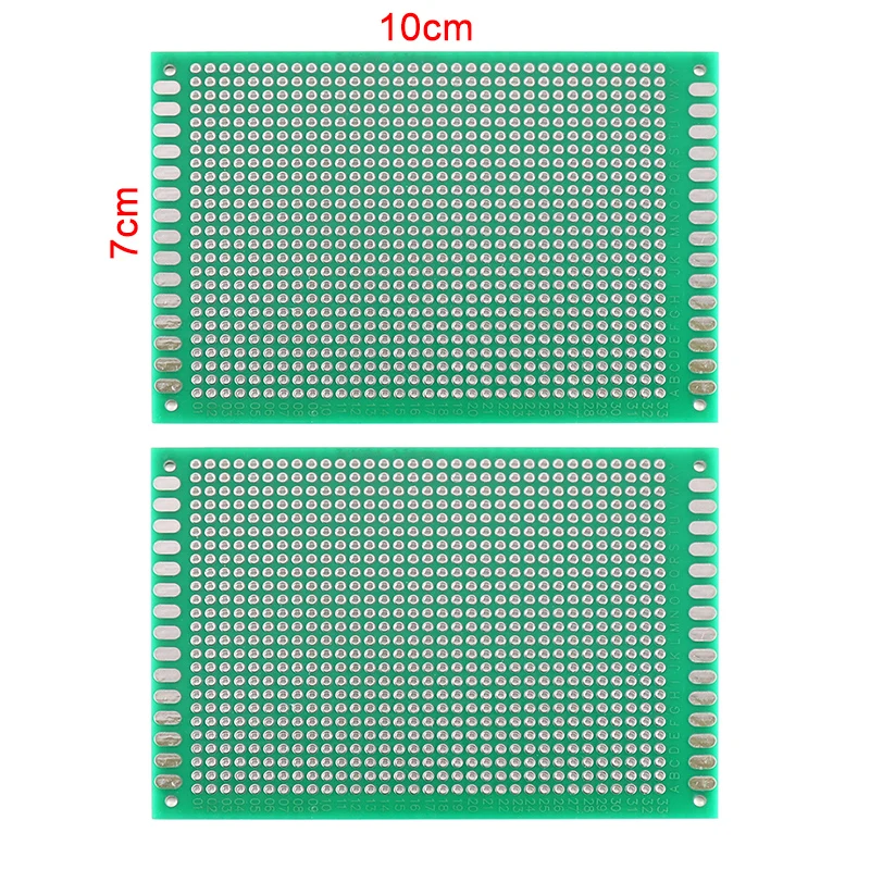 10Pcs 7x10 7*10cm Double Side Prototype PCB Breadboard Universal Printed Circuit Board For Arduino Glass Fiber