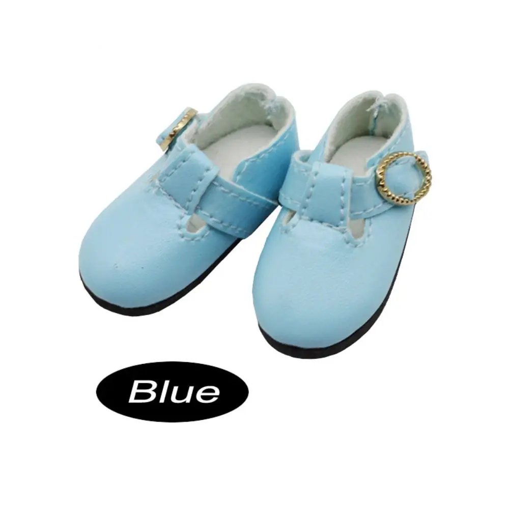 

PU Leather 4.6cm Colorful Shiny Sneakers Shoes Doll Lightweight Doll PU Leather Shoes Mini Cute Leather Boots Body Dolls