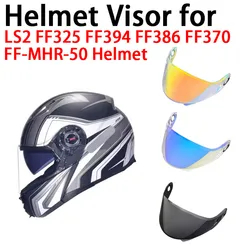 FF394 Helmet face Shield for FF325 FF370 FF386 Visor High strength toughness FF-MHR-50 helmet accessories