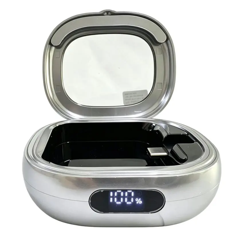 X12A-Charging Case For Oura Ring Gen 4& 3, Portable Travel Power Charger For Gen 4& 3 Models Silver