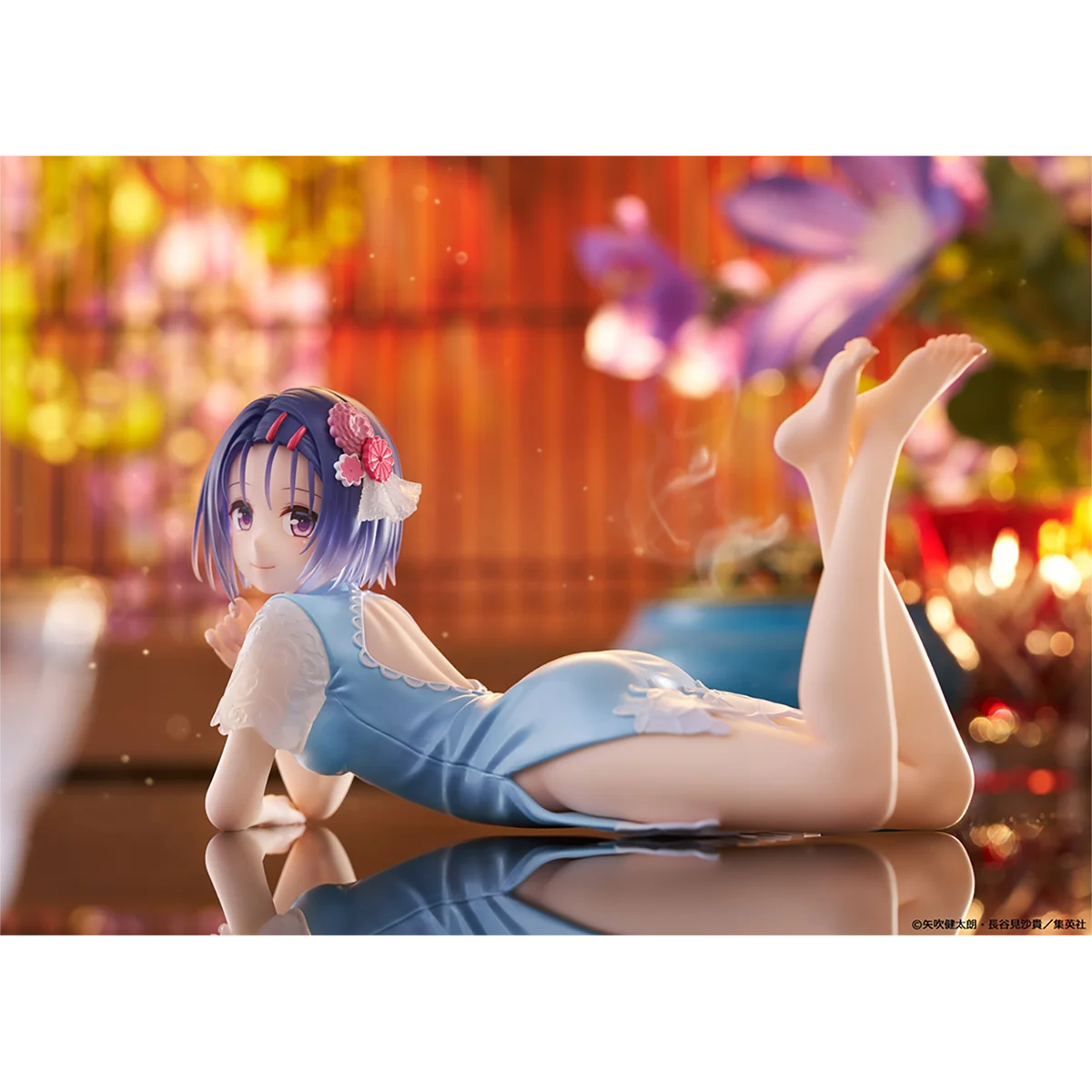 TAITO Desktop Cute To Love-Ru Escuridão Sairenji Haruna China Vestido ver. Figuras de anime modelo colecionável brinquedo Bishoujo ornamento