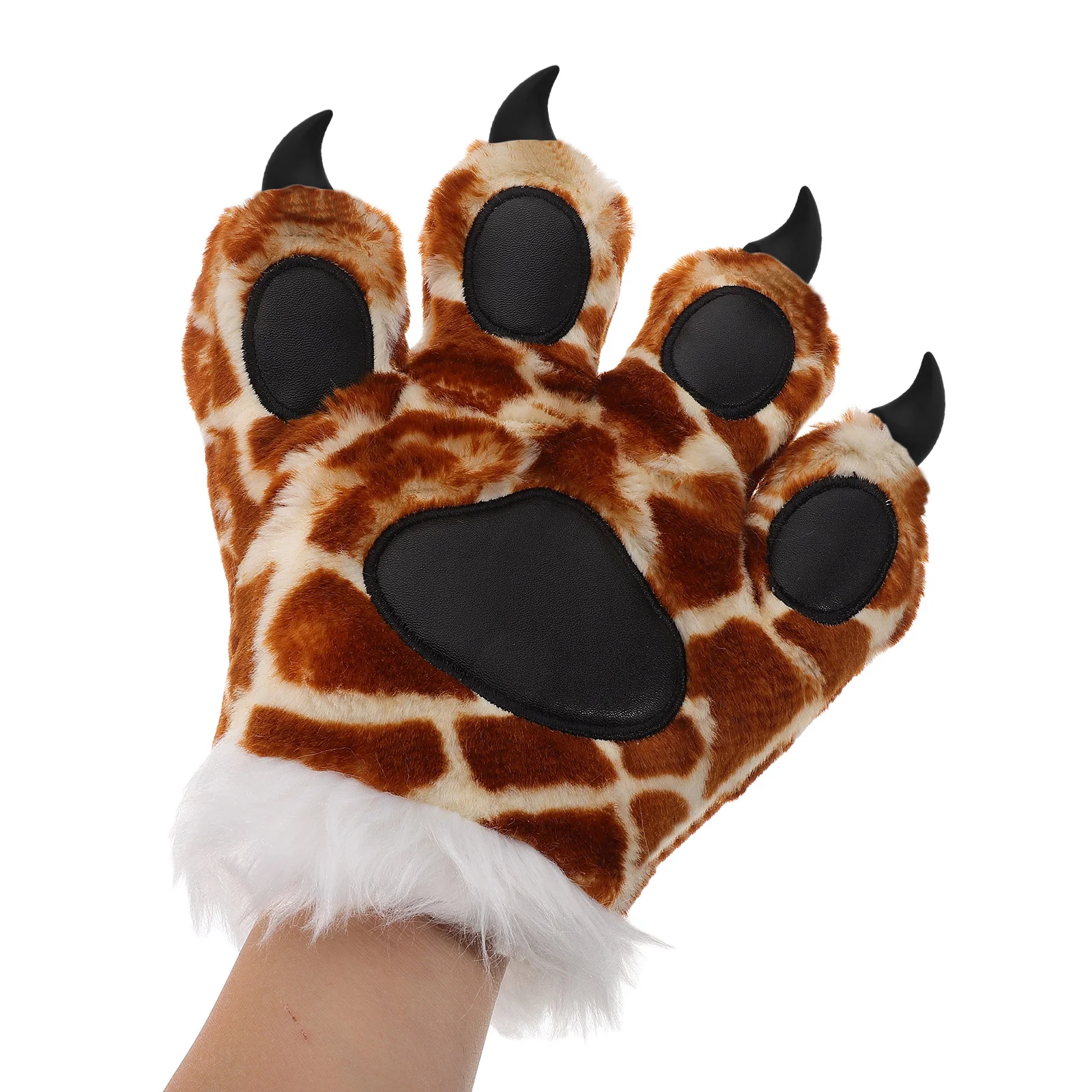 

8Pcs Handmade Claw Nails for Fursuit Hands Realistic Paws DIY Nail Extensions Cosplay Costume Accessories Halloween Party