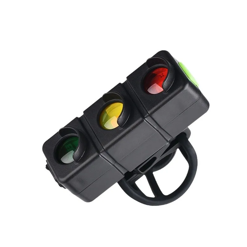 Outdoor Bicycle Riding Colorful Lights USB Bicycle Tail Light 3LED Safety Warning Light Multifunctional Backpack Light