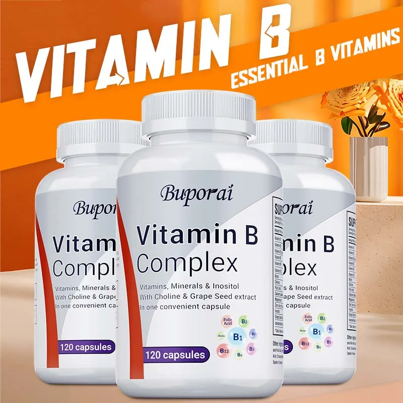 Complejo de vitamina B: apoya el sistema inmunológico, promueve la salud del cerebro y del sistema nervioso y ayuda a mantener el estado de ánimo saludable