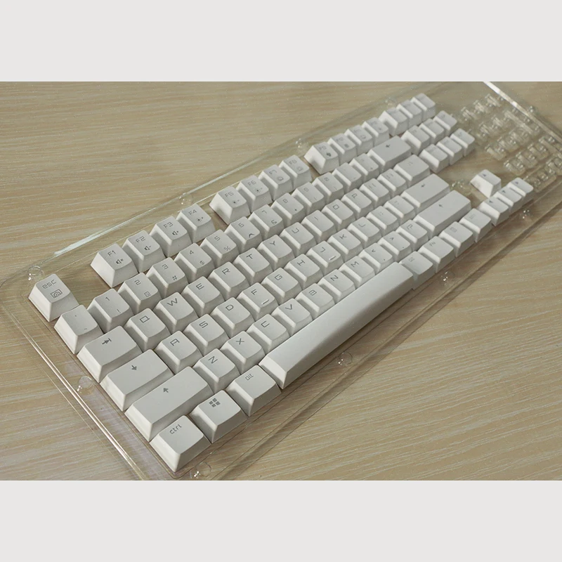 

Cherry New 8.0 Keycaps 8.0 Original Cherry Profile Keyboard Accessories PBT Translucent Keycap Full Set of Keycaps 87 Keys RGB