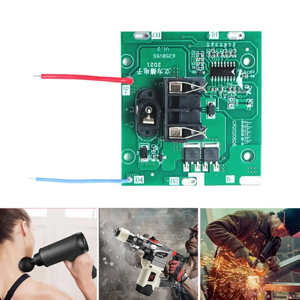 New PCB Charging Drill Protection Board 18V21V 2MOS Circuit Board Protection 4S Battery Pack for WORX Power Tools